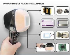 Professional 755 808 940 1064NM 4 Wavelength Diode Laser Hair Removal Device
