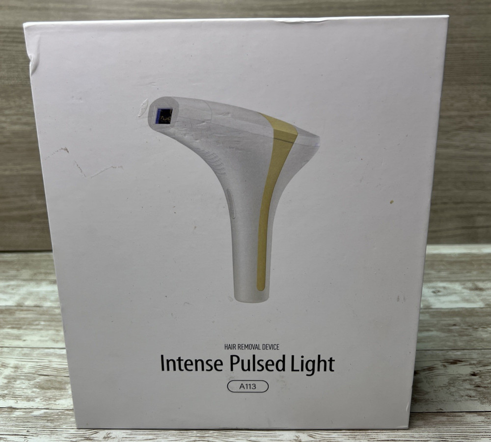 Permanent Hair Removal Laser Intense Pulsed Light Model A113 – White/Gold