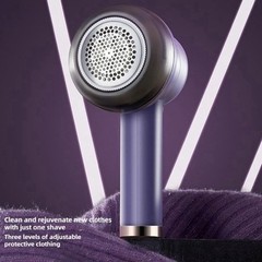 Electric hair removal device, USB interface, LED display, portable fabric hair