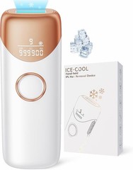 Laser Hair Removal with 5℃ Ice Cooling, Painless IPL Laser Hair Removal 3 in 1