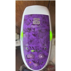 Silkn Flash&Go Hair Removal System Permanent Results 5000 Pulses White Purple
