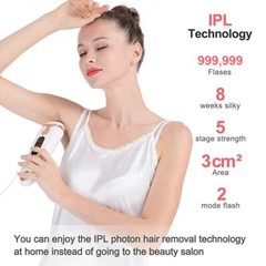Permanent Hair Removal, 999,999 Flashes Cooling Care Painless Facial Hair Remova