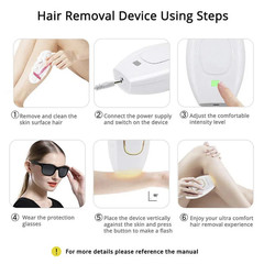 Professional IPL Laser Epilator 999,900 Flash Permanent Body Hair Removal