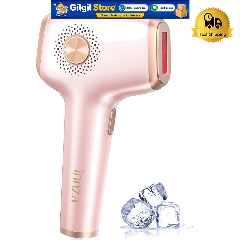 Rose Gold IPL Hair Removal with 999,999 Flashes & Comforting Ice Cooling Feature