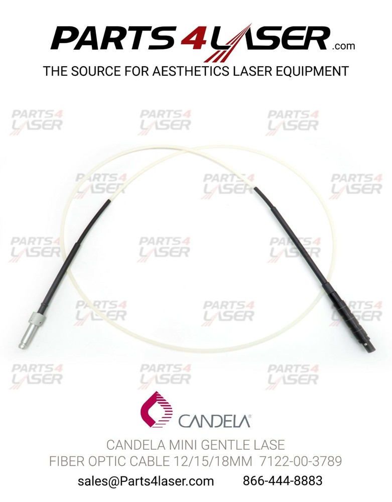 Candela Mini Gentle Yag MGY Fiber optic cable 7122-00-3795 12,15,18mm