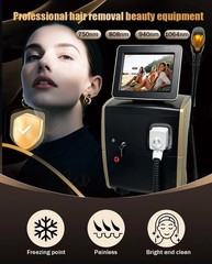 Professional diode laser hair removal device 755 808 940 1064nm 4 wavelength MX