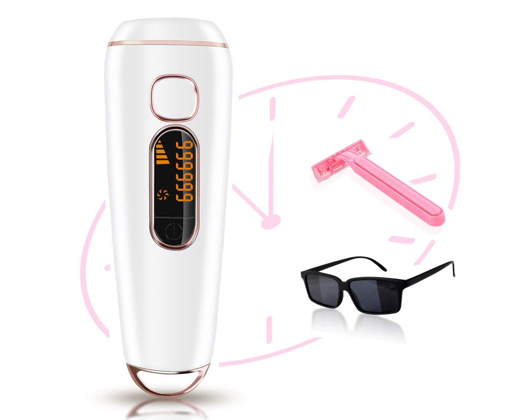 IPLHair Removal for Women/M Permanent Painless Device Upgraded to999,999 Flashes