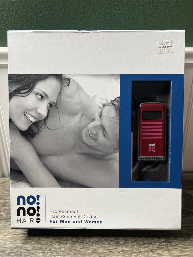 No! No! Hair Plus Removal System Hair Removal Treatment -PINK New Open Box