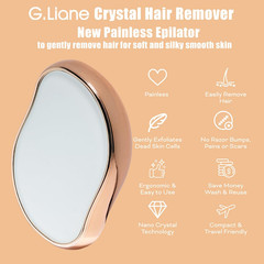 Crystal Hair Eraser,Crystal Hair Remover and Exfoliator,Nano Glass Hair Remover