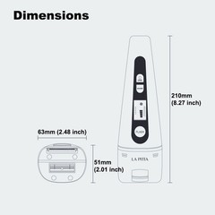 LA PITTA Oak laser IPL Hair Removal Device + Skin Cooler Set_ IPL With Shaving