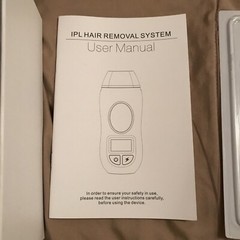 DEPAREE INTENSE PULSE LIGHT HAIR REMOVAL SYSTEM (NEW, OPEN BOX)