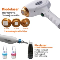 Diode Laser Hair Removal Machine ND YAG LASER Tattoo Removal Skin Rejuevantion