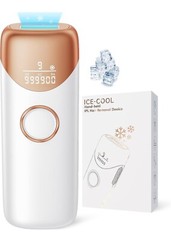 Laser Hair Removal with 5℃ Ice Cooling, Painless IPL Laser Hair Removal 3 in 1