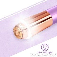 Facial Hair Removal for Women, Painless & Flawless 13mm head, Amethyst