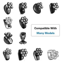 Auruveby Mens Electric Shavers Replacement Heads 9 Blades Head Replaceable