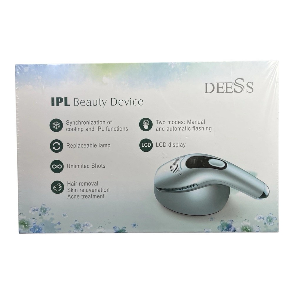 Deess IPL Beauty Device, hair removal, skin rejuvenation & acne treatment NIB