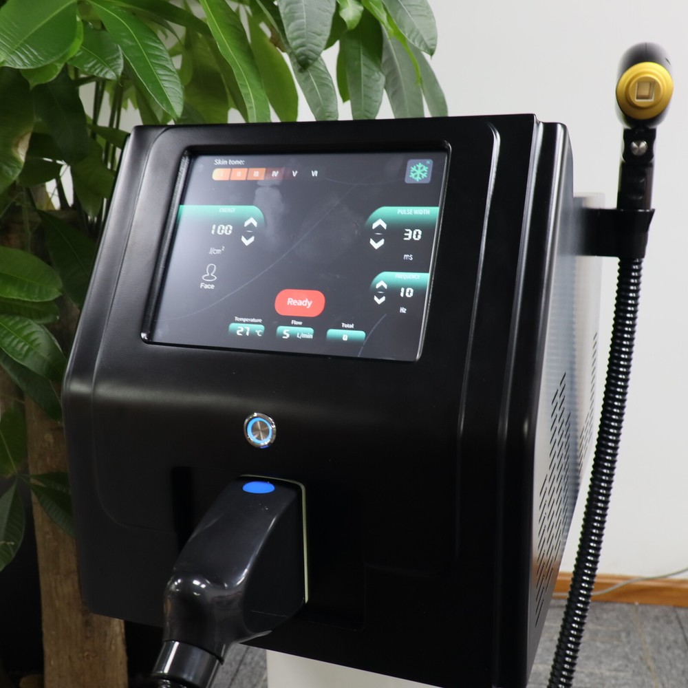 Professional Diode Ice Titanium Laser Hair Removal Machine 808 1064 755nm Spa