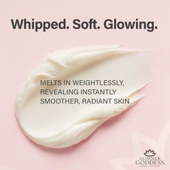 Glimmer Goddess Organic Whipped Body Butter for 8 Ounce (Pack of 1), White