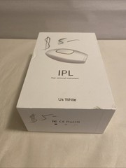 IPL HAIR REMOVAL INSTRUMENT White US & Gold Color In New Open Box