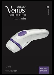 Gillette Venus Silk Expert 3 BD3001 Permanent Hair Reduction IPL 6030 Min. Use