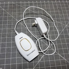 5minskin At-Home IPL Laser Hair Removal Device Handset W Power Adapter grooming