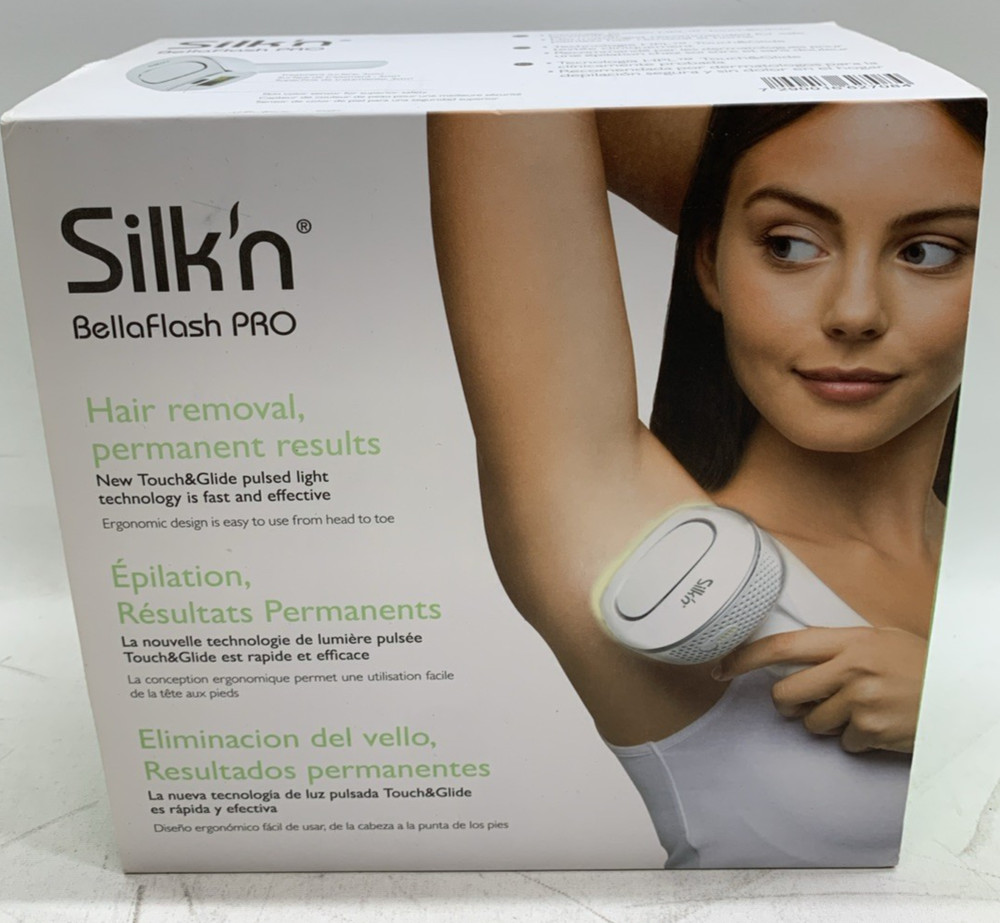 Silk’n Bella Flash Pro Touch & Glide HPL Technology Ergonimic Hair Remover White