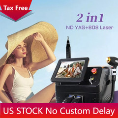 Picosecond Laser Tattoo Hair Removal 2 in 1 808 Diode Laser Machine 755 808 1064