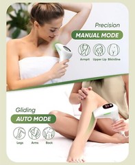 At-home IPL Hair Remover for Women/Men Permanent Armpits Back Legs Arms Face