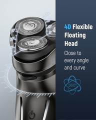 Lonkeen Razor For Men Shavers For Men – 4D Flex Blades Ipx6 Waterproof Usb