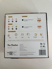 nood The Flasher v2.0 IPL Hair Removal Device Kit w/ Box, White/Black