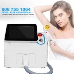 Diode Laser755/808/1064nm Painless Hair Removal Permanent Shaving Beauty Machine