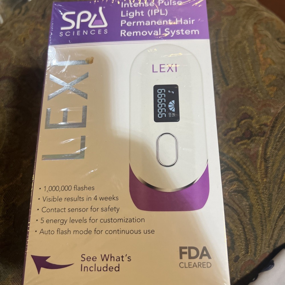 SPA Sciences LEXI IPL Intense Pulse Light Hair Removal System 1 Million Flashes