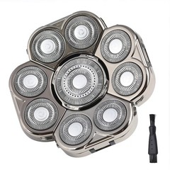 Auruveby Mens Electric Shavers Replacement Heads 9 Blades Head Replaceable