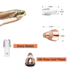 Facial Hair Removal Tool for Women Smooth Finishing, Eyebrow Hair Remover Replac