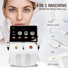 4-in-1 Diode Laser Pico IPL RF Hair Removal Skin Rejuvenation Tattoo Removal