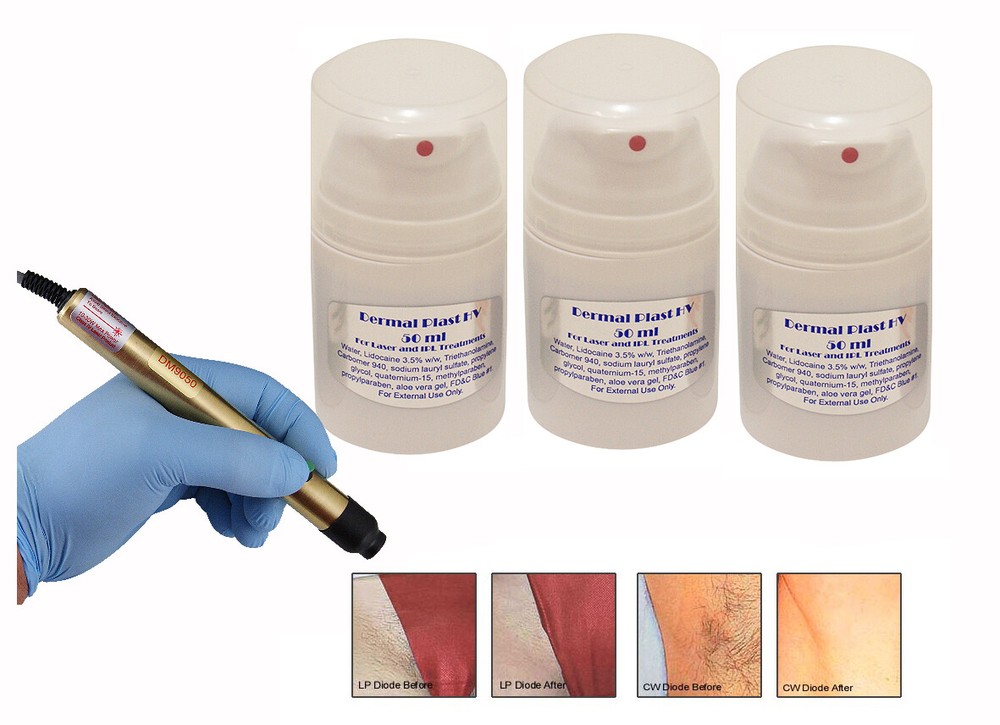 Advanced Dermal Plast Laser & IPL Systems, desensitizes & soothes the skin.A+