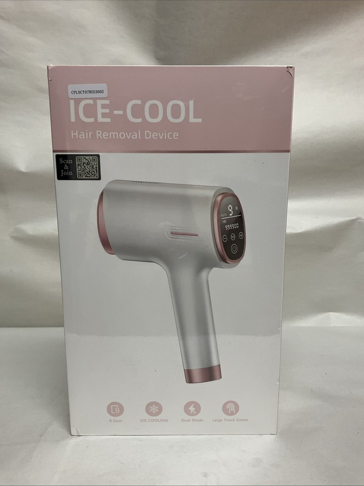 Hand-held Hair Removal Device Ice-cool Ct07 Energy Levels 9 Sealed Box