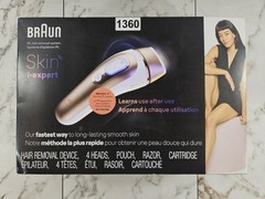 Braun Skin iExpert IPL Hair Removal Device, White & Rose Gold – Open Box