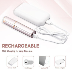 Facial Hair Removal for Women, Electric Painless Facial Hair Remover for Face, L