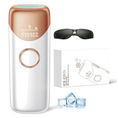 Handheld IPL Hair Remover with Ice Cooling – Gold