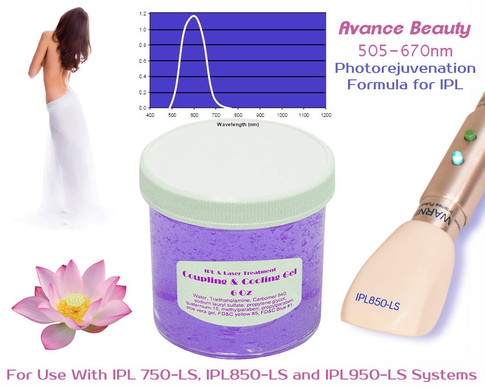 Pigmentation Reduction Cooling New Gel for Laser & IPL Machines, Systems. A+