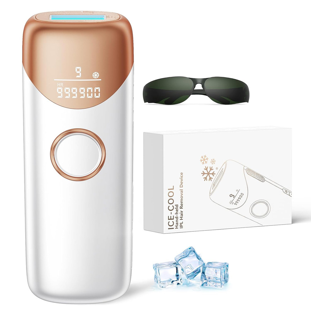 Ubroo 2026 Laser Hair Removal with 5℃ Ice Cooling, Hand-Held Shaving Device IPL