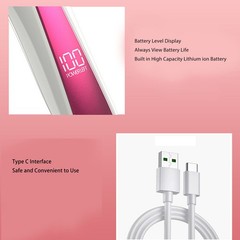 2-USB Thread Face Epilator With LED Lighting For Sensitive Skin