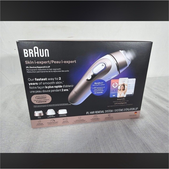 Braun Skin i-Expert Pro 7 Smart App IPL Hair Removal Device IPL7243 3 Heads