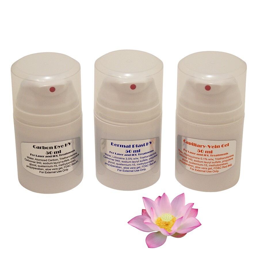 Treatment Gel 3 Pack for Rejuvenation Hyper Pigment Age Spot Removal 1064 Laser.