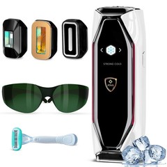 Painless Laser Hair Removal Device with Ice-Cooling, 3-in-1 Skin Rejuvenation, 8