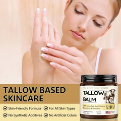 Veakoo Beef Tallow for Skin, Organic Whipped 3.2 Ounce (Pack of 1), 1 Pcs