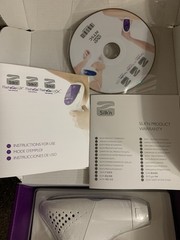 Silk’n Flash&Go IPL Hair Removal Device, White/Purple, Arms Legs Underarms