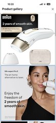 Braun Silk-Expert Pro 5 LPL Hair Removal System Reads Skin Tone New