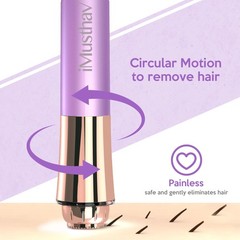 Facial Hair Removal for Women, Painless & Flawless 13mm head, Amethyst
